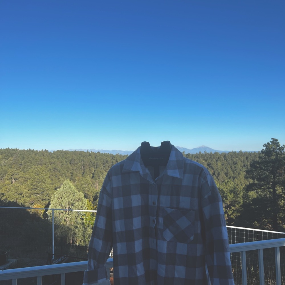 Paper Crane Fur Lined Plaid Flannel